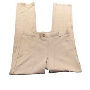 BETABRAND Women’s Tan Khaki YOGA PANT Dress Straight Leg size m